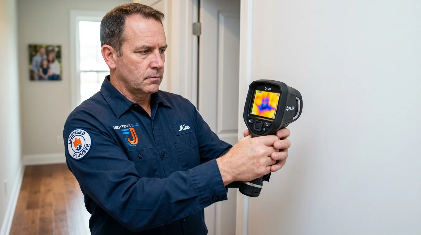 Thermal imaging leak detection by Johns Plumbing LLC in Capitan